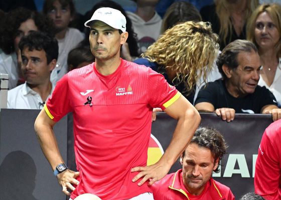 Feo adiós de Rafa Nadal