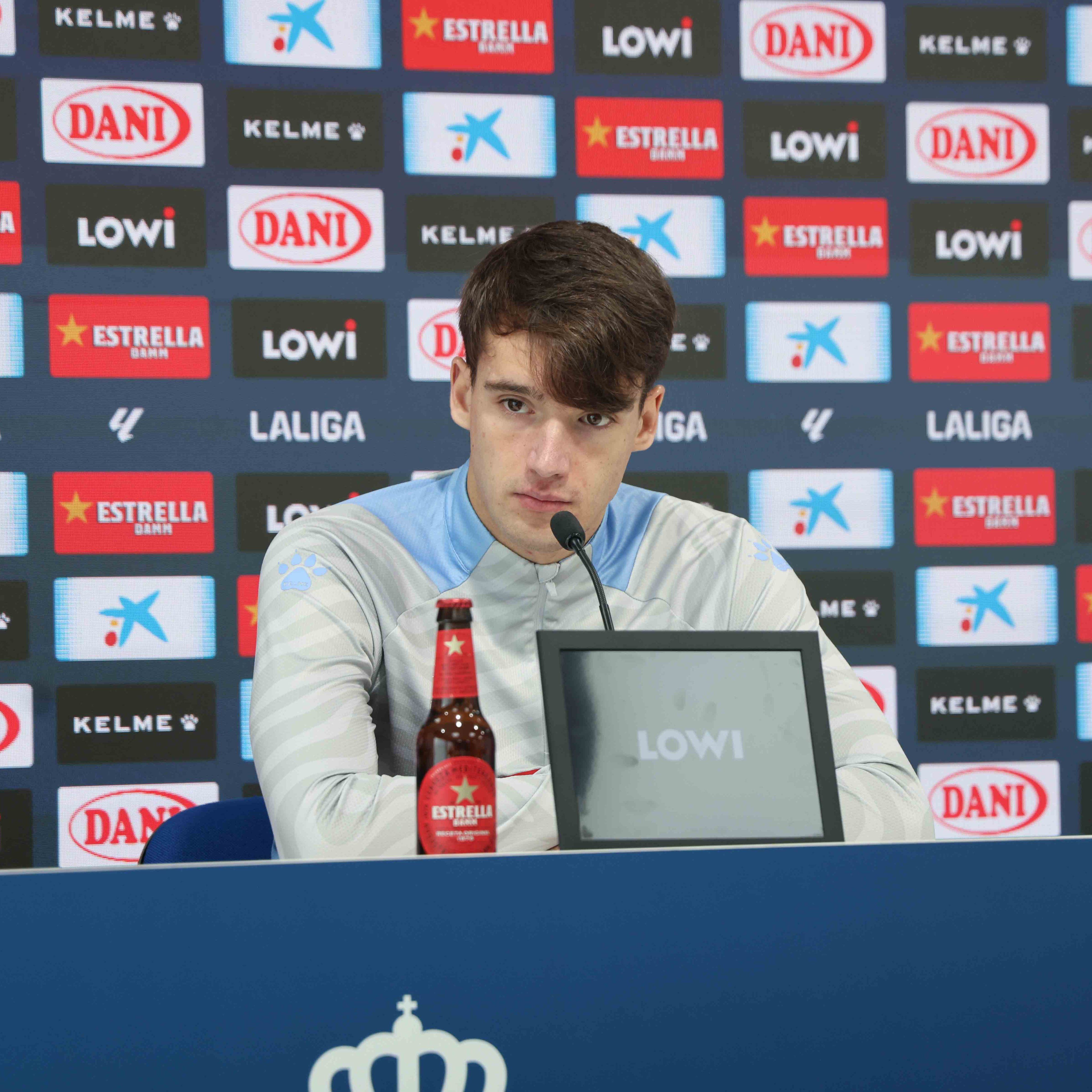Urko González señala el objetivo del Espanyol esta temporada: "A partir de ahí, a seguir compitiendo"