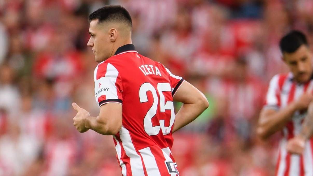 Cierra la puerta a la salida de Urko Izeta del Athletic Club: "Contamos con él"