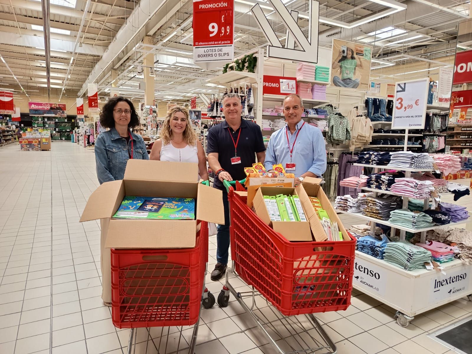Alcampo entrega más de 36.000 unidades en su campaña de Recogida de Material Escolar