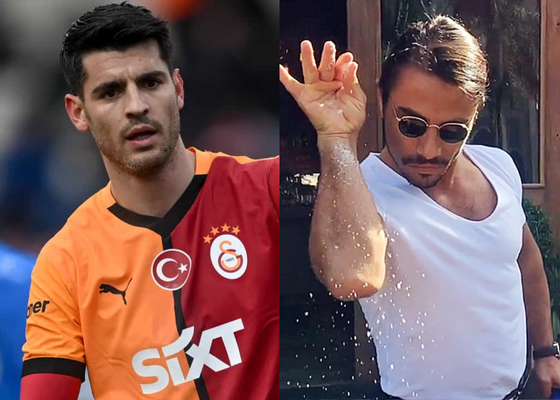 El chef turco Salt Bae entra en el lío con Morata