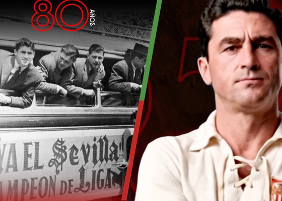 La IA trae al siglo XXI a los héroes del Sevilla FC campeón de LaLiga en el 80 aniversario de un día irrepetible 
