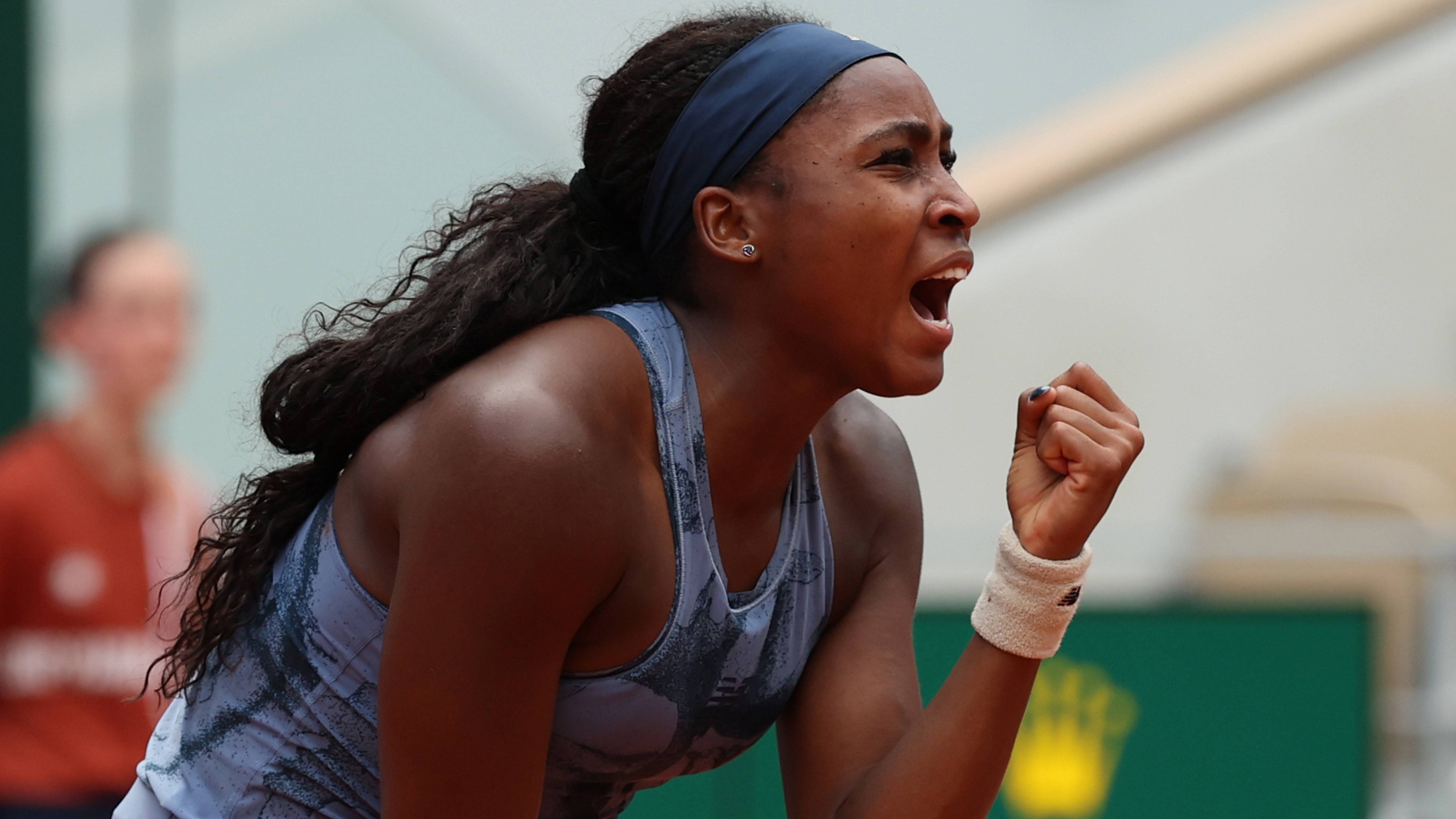 Coco Gauff saca las garras en París