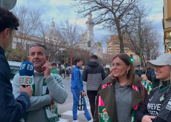 El debut de Ángel Ortiz en el Villamarín contado por su familia: "Se cumple su sueño y el de su padre"
