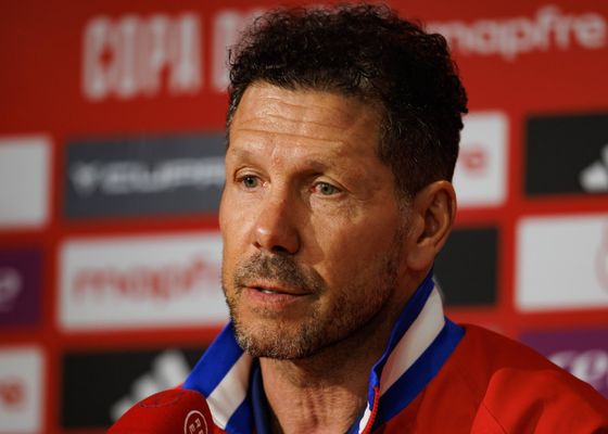 Simeone, antes de la final de la Copa del Rey: "Nosotros jugamos el martes Champions, ahora volvemos a tierra"