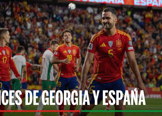 Alineaciones confirmadas del Georgia-España: Onces de Georgia y España para la clasificación del Mundial 2026