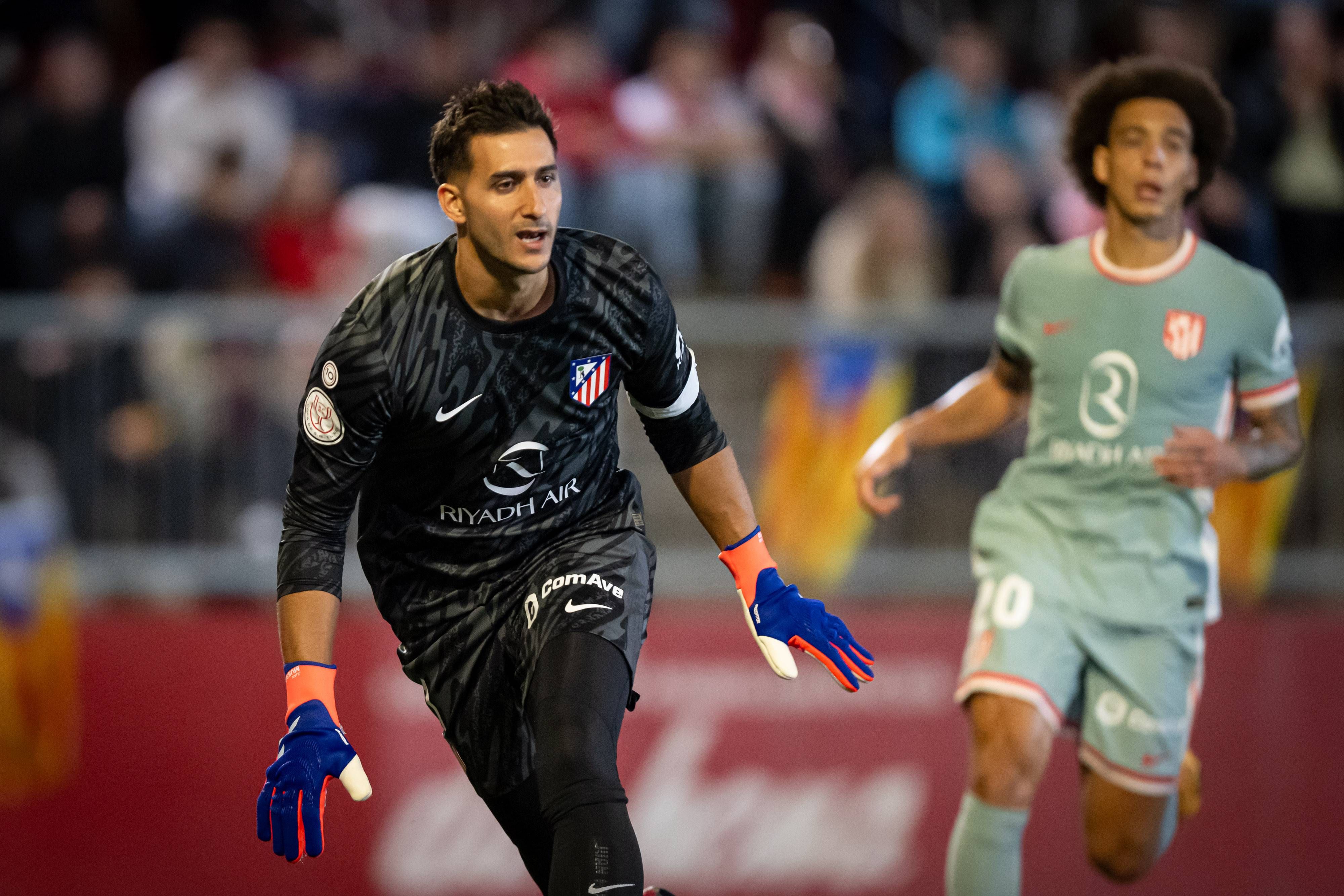 El guardián de la portería colchonera en Copa