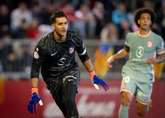 El guardián de la portería colchonera en Copa