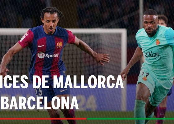 Alineaciones Mallorca - Barcelona: Alineación del Mallorca y Barcelona en el partido de hoy de LaLiga EA Sports