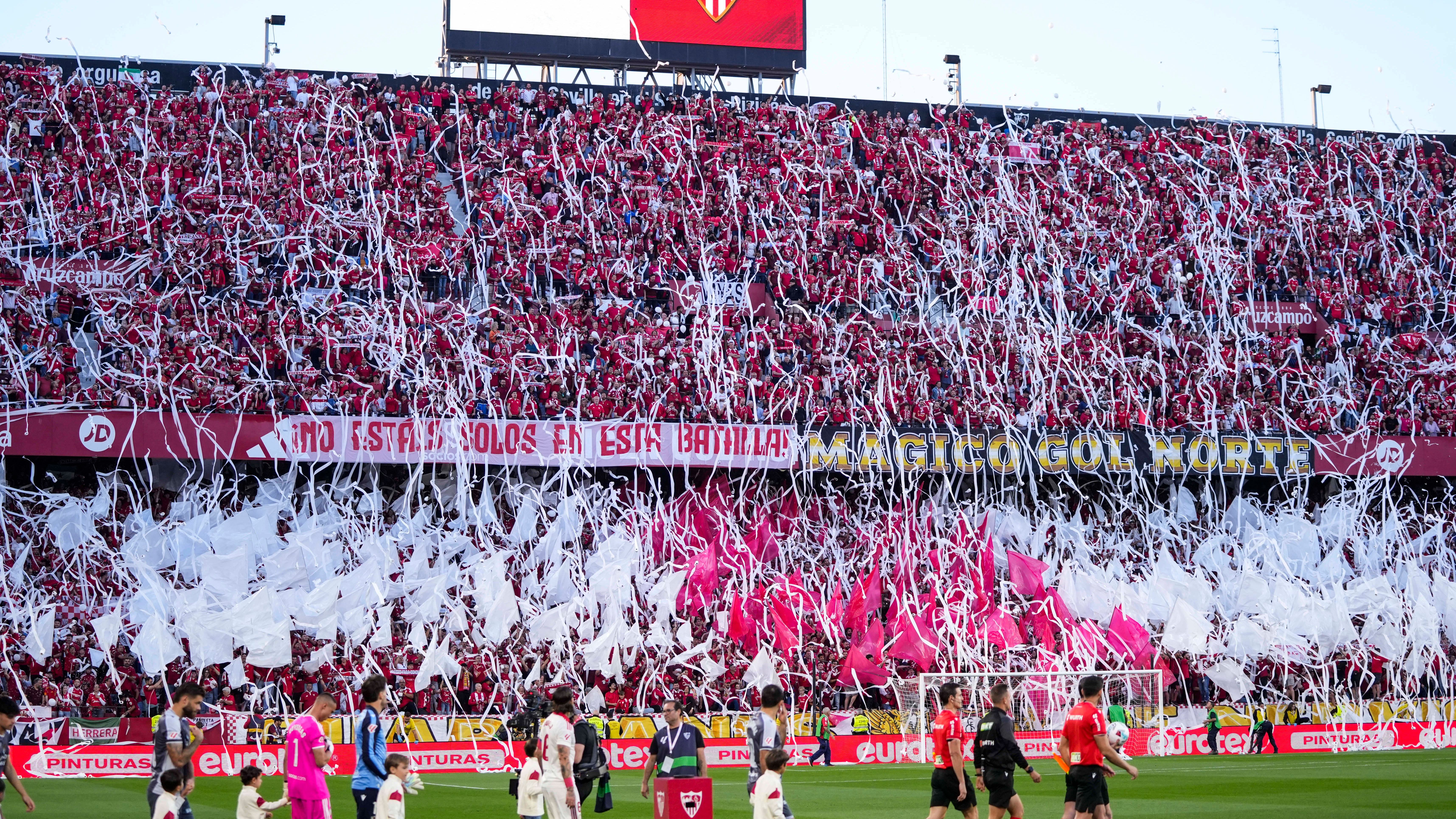Todo vendido para la 'final' del Sevilla con el Espanyol y en busca del récord: ﻿"El Sánchez-Pizjuán tiene que sonar aún más fuerte"