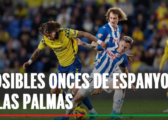 Alineaciones Espanyol - Las Palmas: Onces confirmados de Espanyol y Las Palmas en la jornada 38ª de LaLiga EA Sports