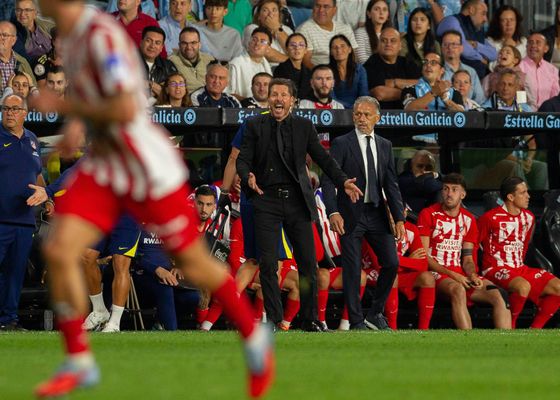 Simeone se muerde la lengua con el árbitro: "Los famosos criterios"
