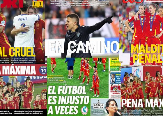 El cruel final de España y el fichaje en camino del Betis: así vienen las portadas de hoy