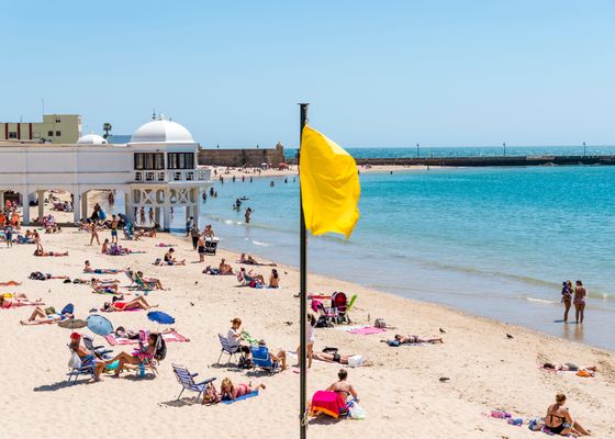 Las playas de Cádiz vuelven a la normalidad