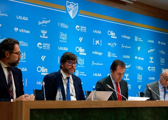 El Málaga con superávit, pero sin poder fichar