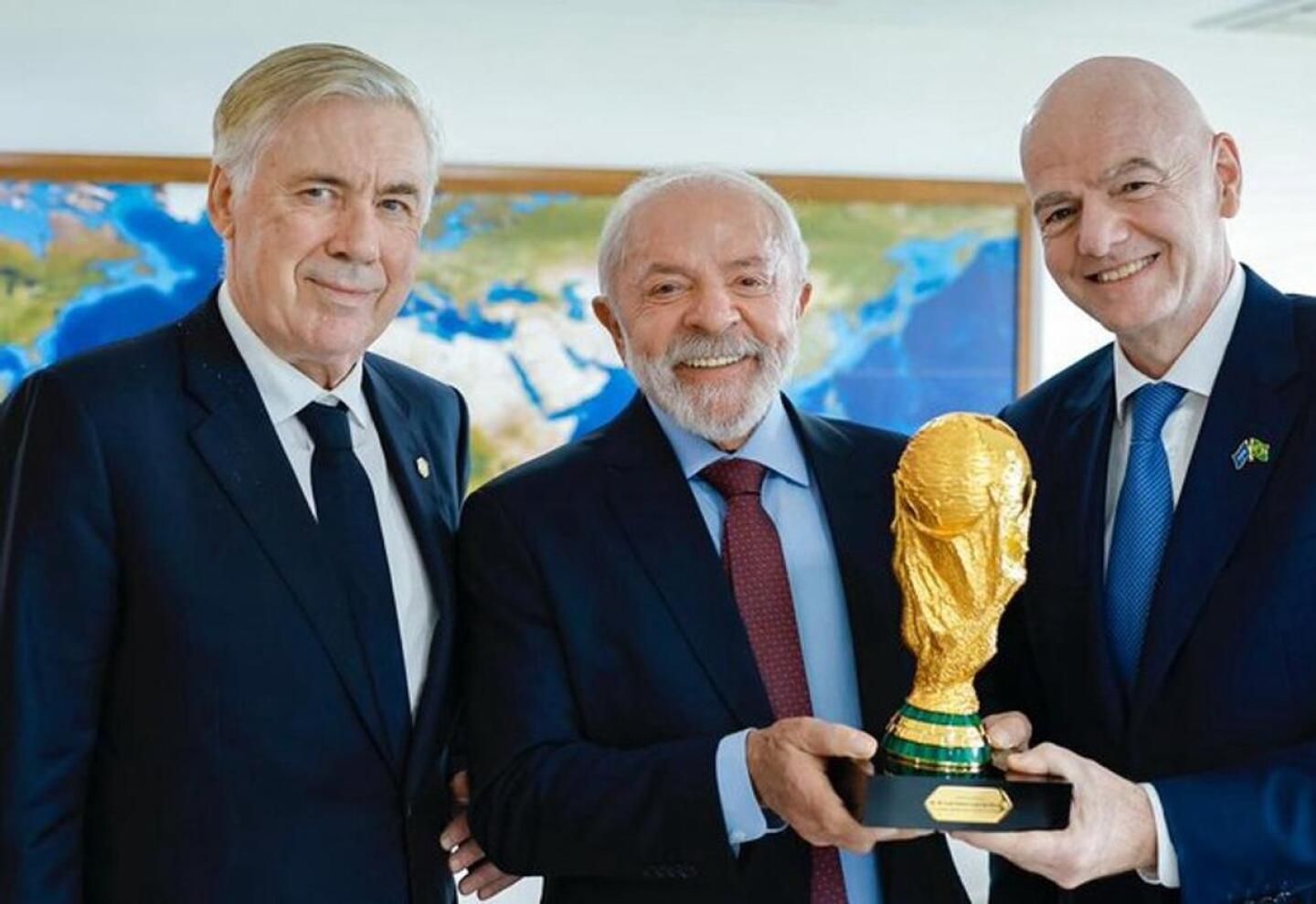 Lula da Silva pide a Carlo Ancelotti que fiche por este equipo de Brasil