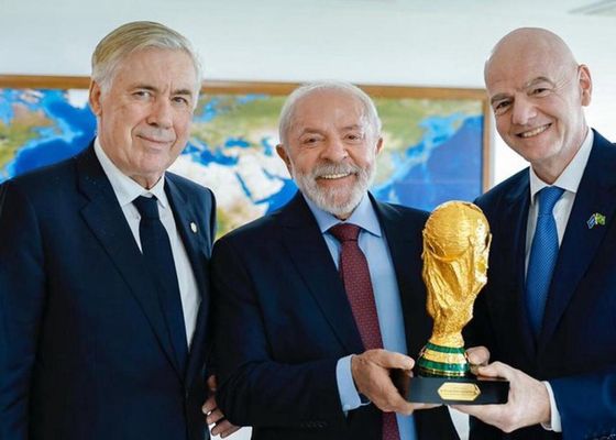 Lula da Silva pide a Carlo Ancelotti que fiche por este equipo de Brasil