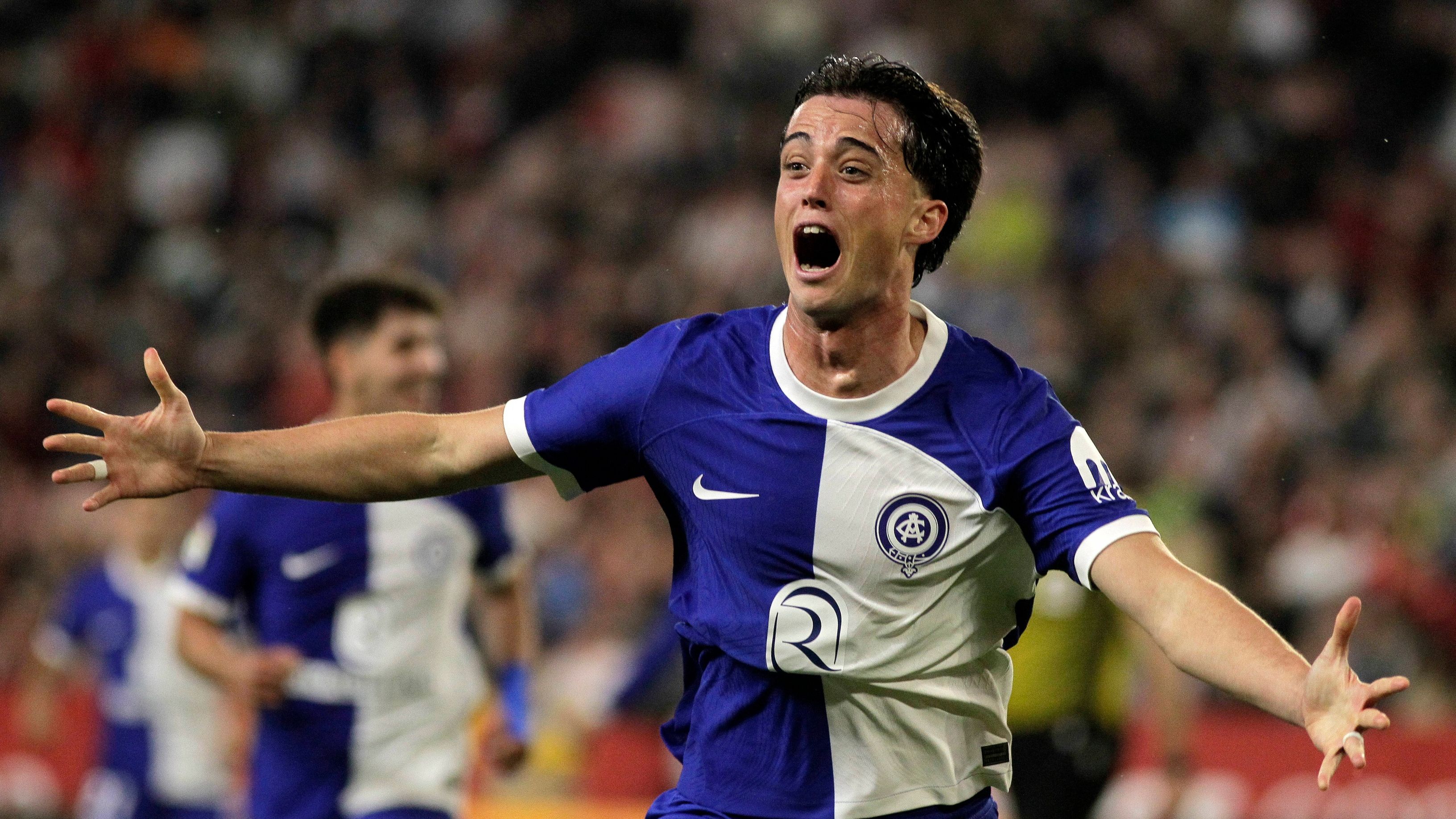 La emoción incontrolable de ﻿Javi Boñar tras debutar y marcar: ﻿"Es el equipo de mi corazón, siempre quiero ganar"