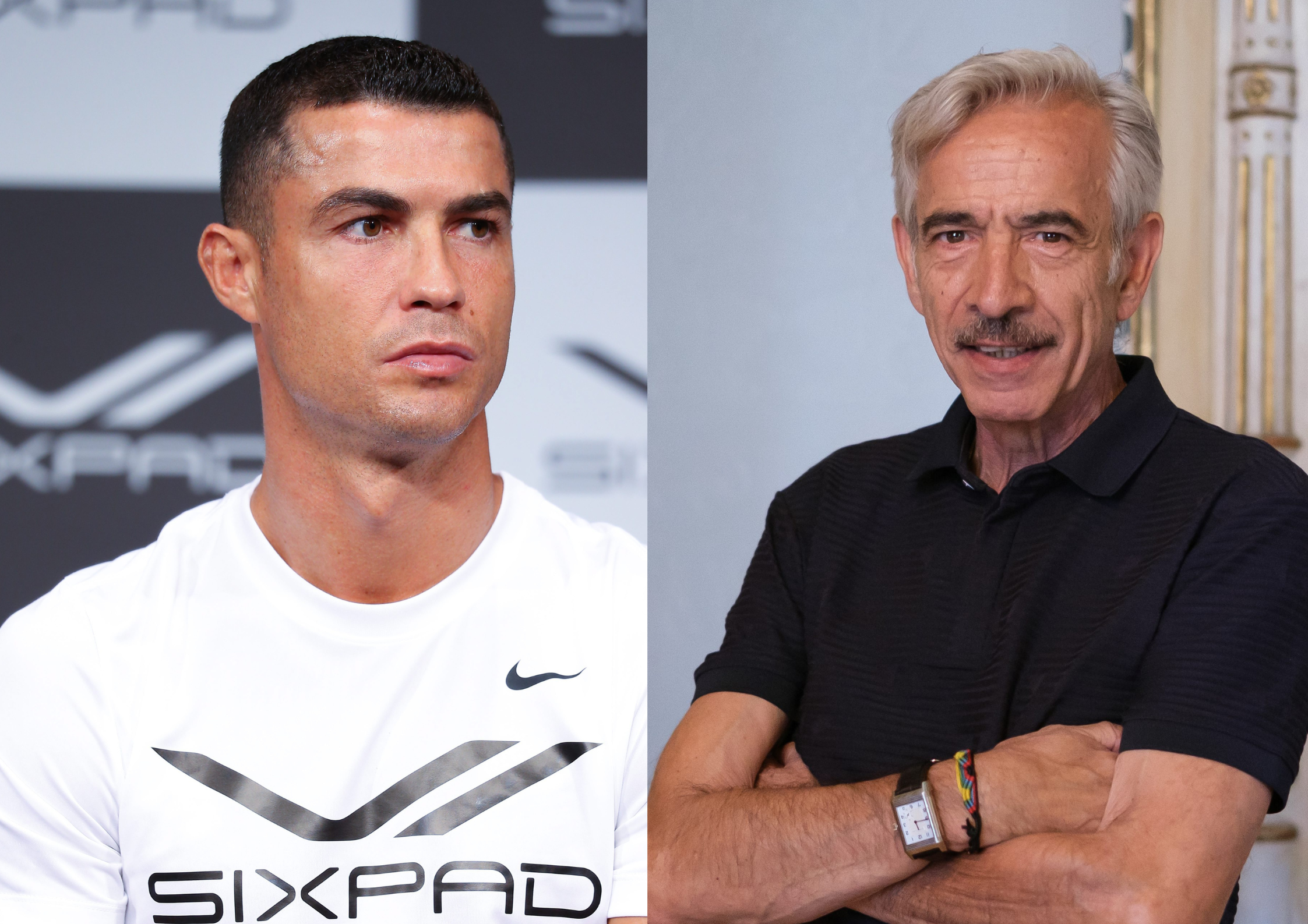 El rifirrafe de Cristiano Ronaldo con Imanol Arias: ''Te pido por favor que no interrumpas''