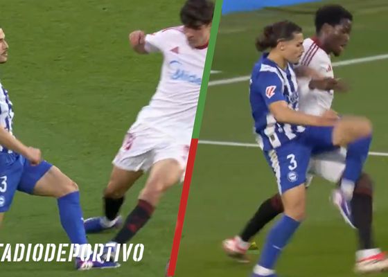 ¡Polémica en Nervión! Expulsión de Juanlu Sánchez en apenas quince minutos y penalti no pitado sobre Agoumé