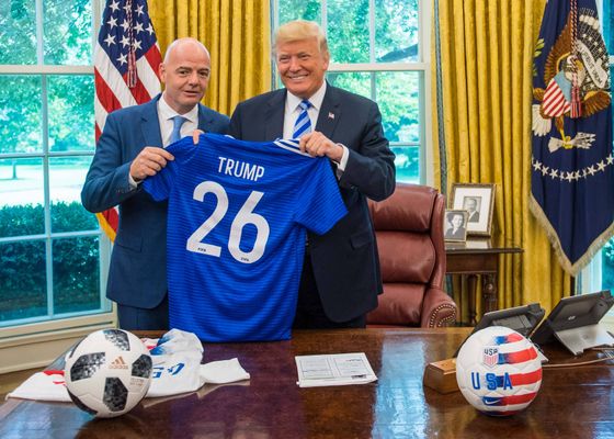 Infantino hace de pacificador antes de Mundial: "Irán va a jugar en los Estados Unidos de América"