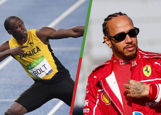 Usain Bolt pone plazo al renacer de Hamilton en Ferrari: ''Necesita al menos dos años''