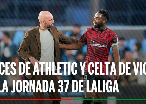 Athletic Club - Celta: alineaciones confirmadas, horario y dónde ver en TV el partido de LaLiga EA Sports