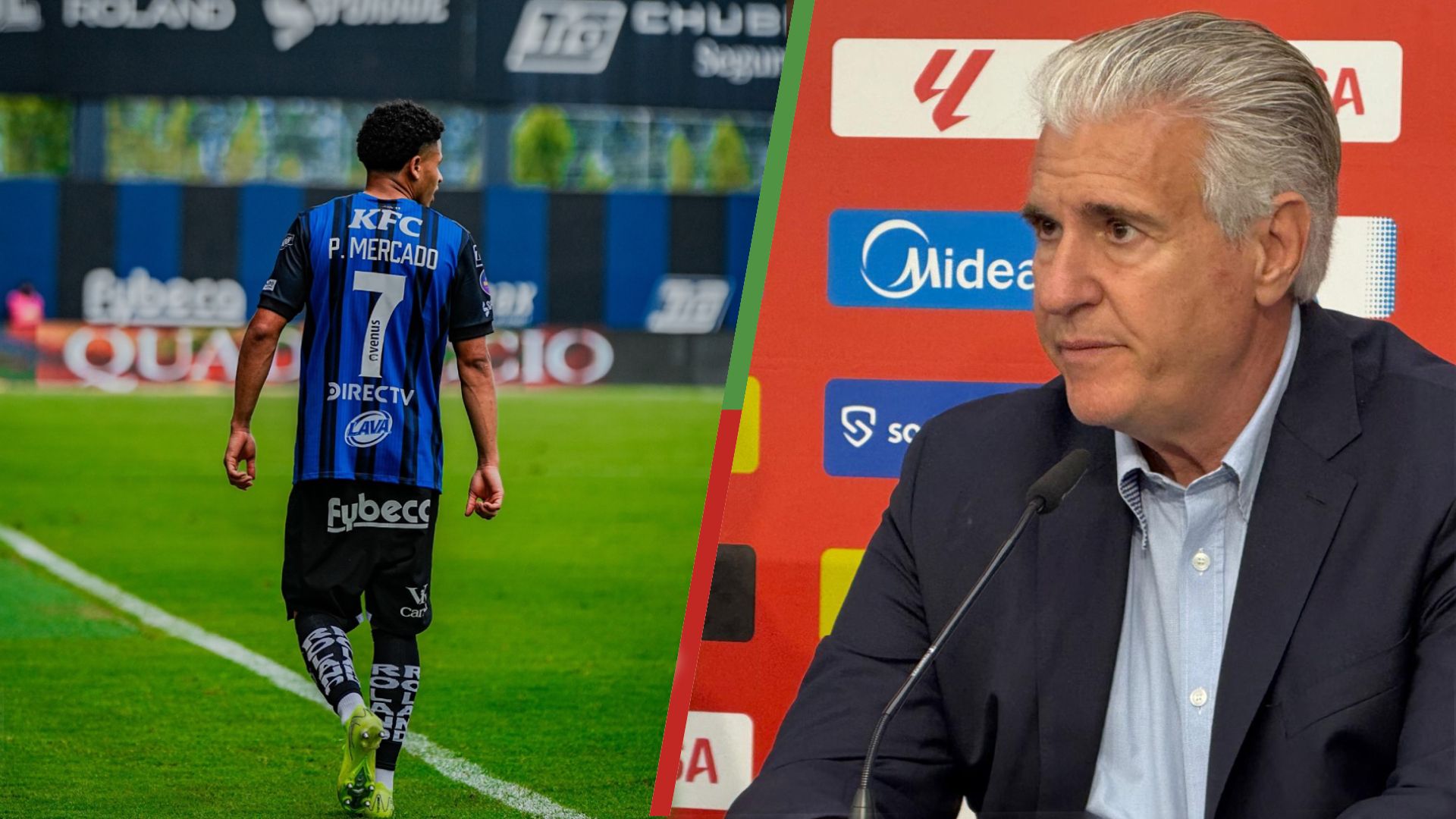 El Sevilla congela el fichaje de Patrik Mercado tras su grave lesión de rodilla: "Decidiremos en junio"