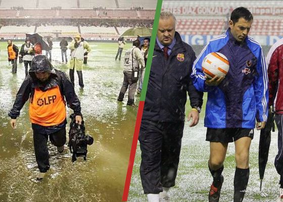 La lluvia en Sevilla: aplaza un partido 20 años después; en 2023, con el Real Madrid no pasó lo mismo