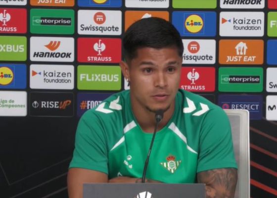 Cucho, motivadísimo tras su ascenso en el Euro Betis: "El del Braga es el partido más importante de mi vida"   