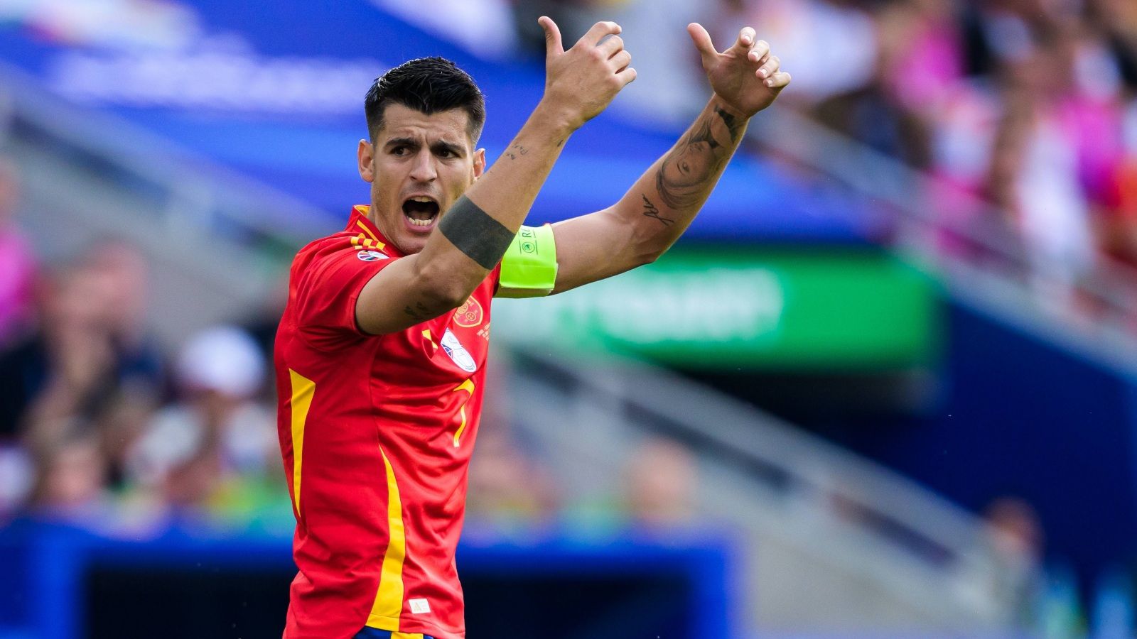 Alvaro Morata decide entrenar con suplentes en lugar de descansar ante Alemania