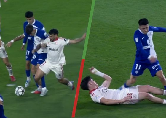 El audio del VAR en el penalti sobre Isaac Romero y el pisotón de Almada a Oso: polémica en el Sevilla FC - Atlético de Madrid