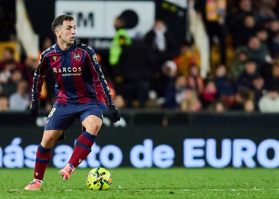 Olasagasti destaca la clave de su mejoría en el Levante: "Ha sido un paso adelante para aportar más en el equipo"