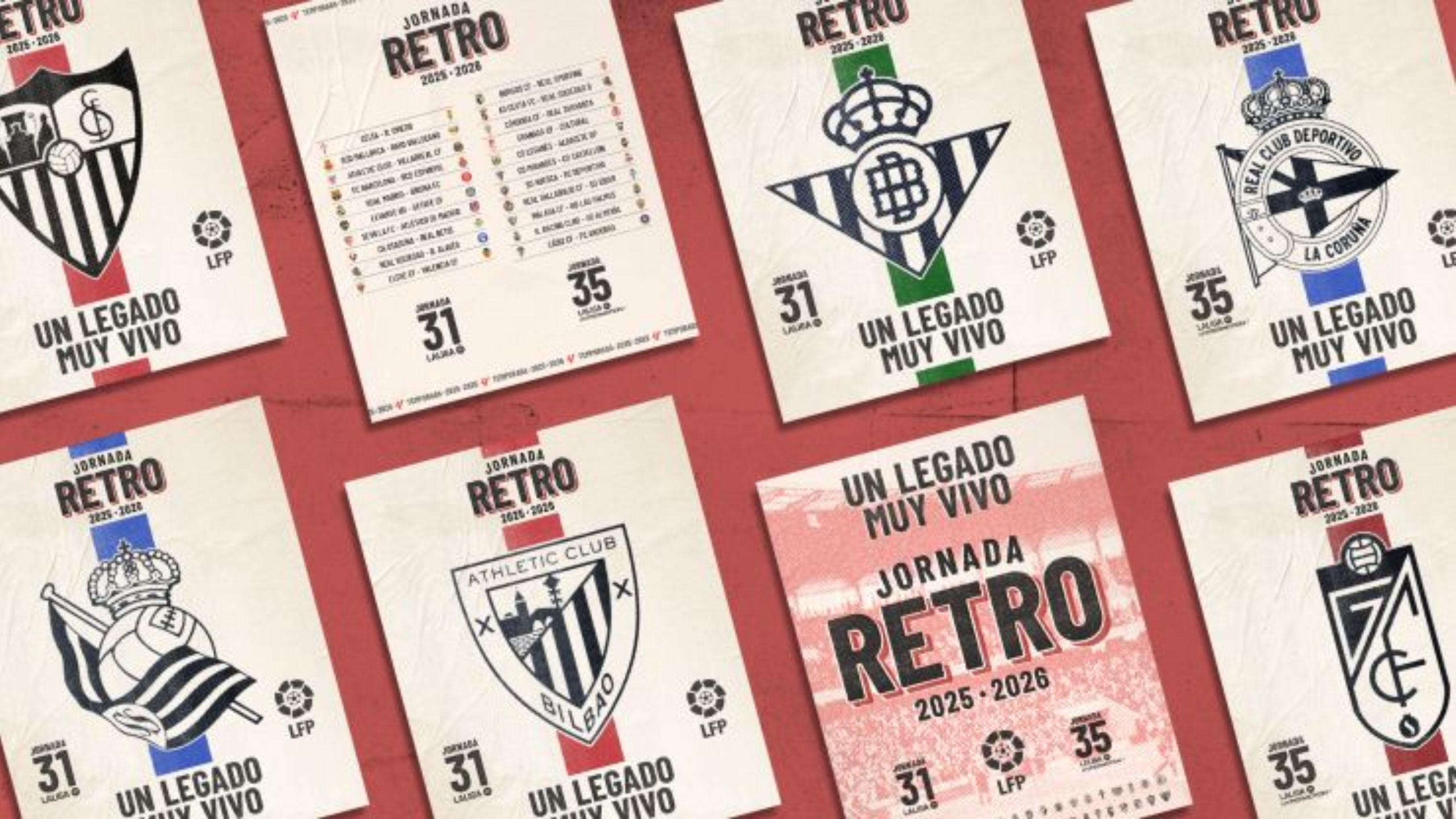 LaLiga confirma la 'Jornada Retro' con camisetas vintage con la excepción de cuatro clubes