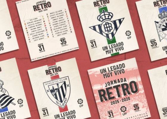 LaLiga confirma la 'Jornada Retro' con camisetas vintage con la excepción de cuatro clubes