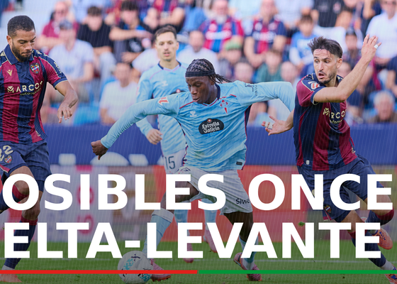 Celta de Vigo - Levante: alineaciones confirmadas, horario y donde ver en TV el partido de la Liga EA Sports