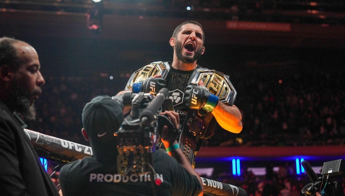 Makhachev se aleja de Ilia Topuria en la UFC