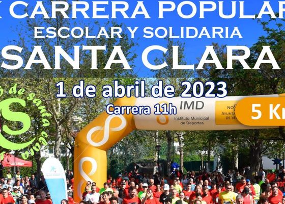 El Ayuntamiento, con la X Carrera Popular, Escolar y Solidaria de Santa Clara 
