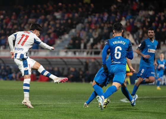 El golazo de Juan Cruz para poner en órbita al Leganés