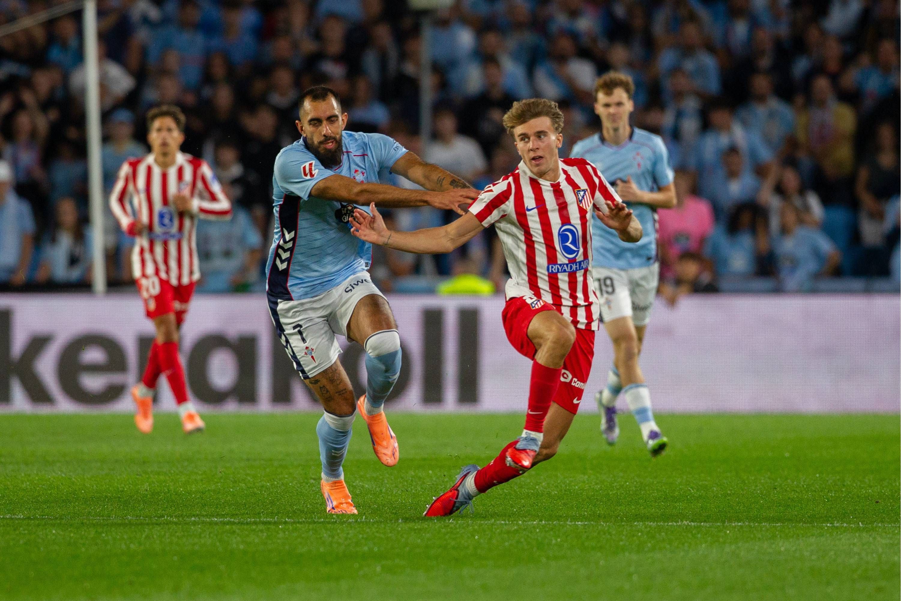 Celta 1-1 Atlético de Madrid: Aspas y Lenglet frenan al Atlético