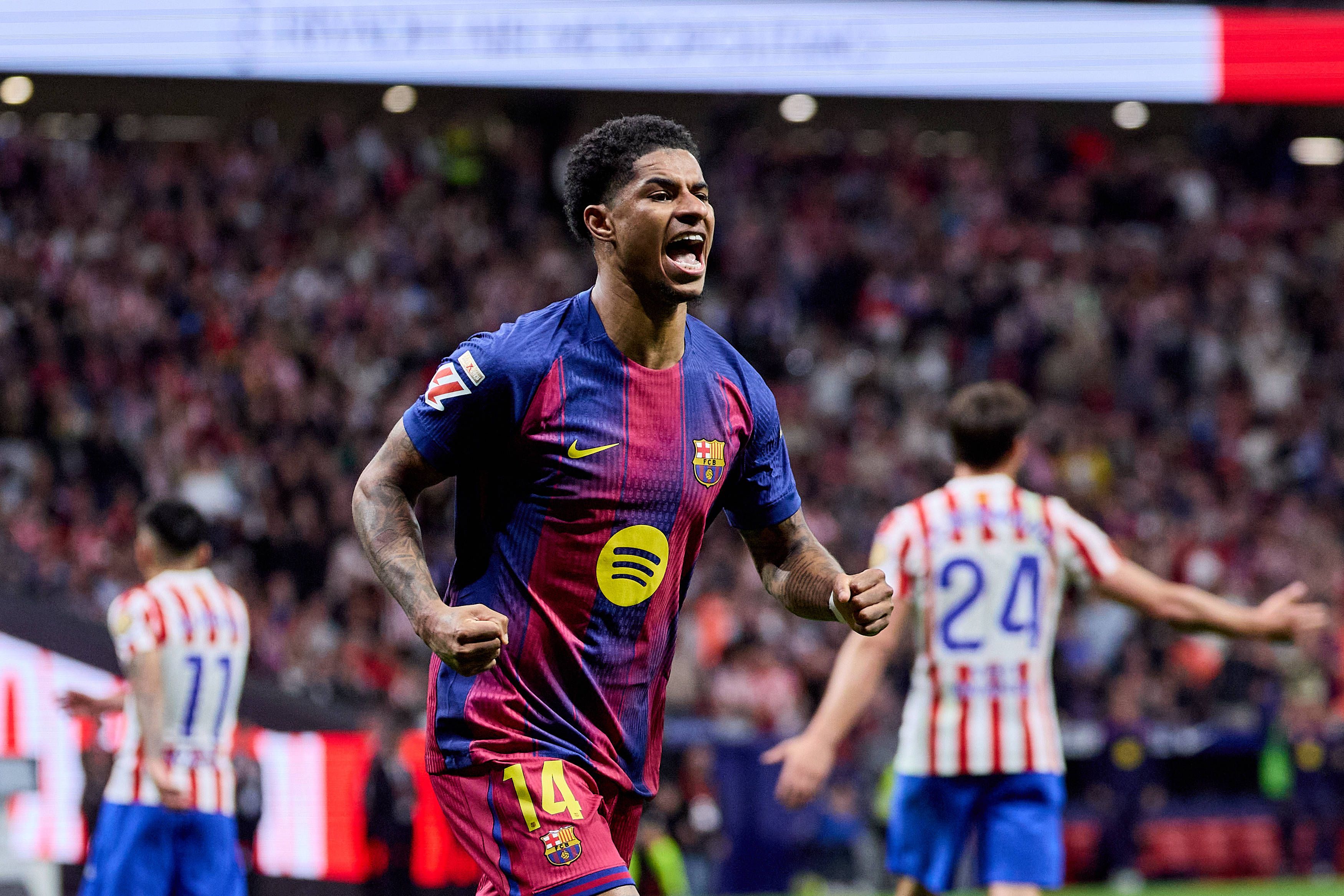 Paso adelante de Rashford para lograr su fichaje definitivo por el Barcelona con su actuación ante el Atlético de Madrid