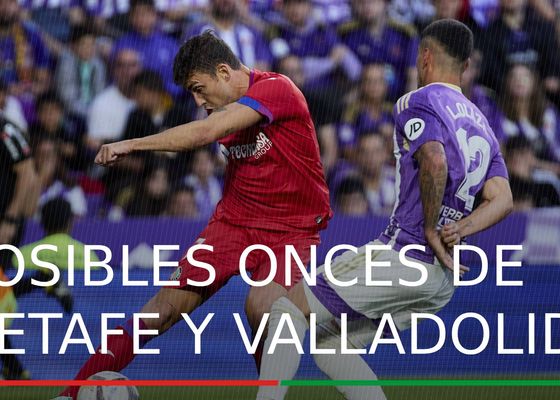 Alineaciones Getafe - Valladolid: Alineación confirmada del Getafe y Valladolid en el partido de hoy de LaLiga EA Sports