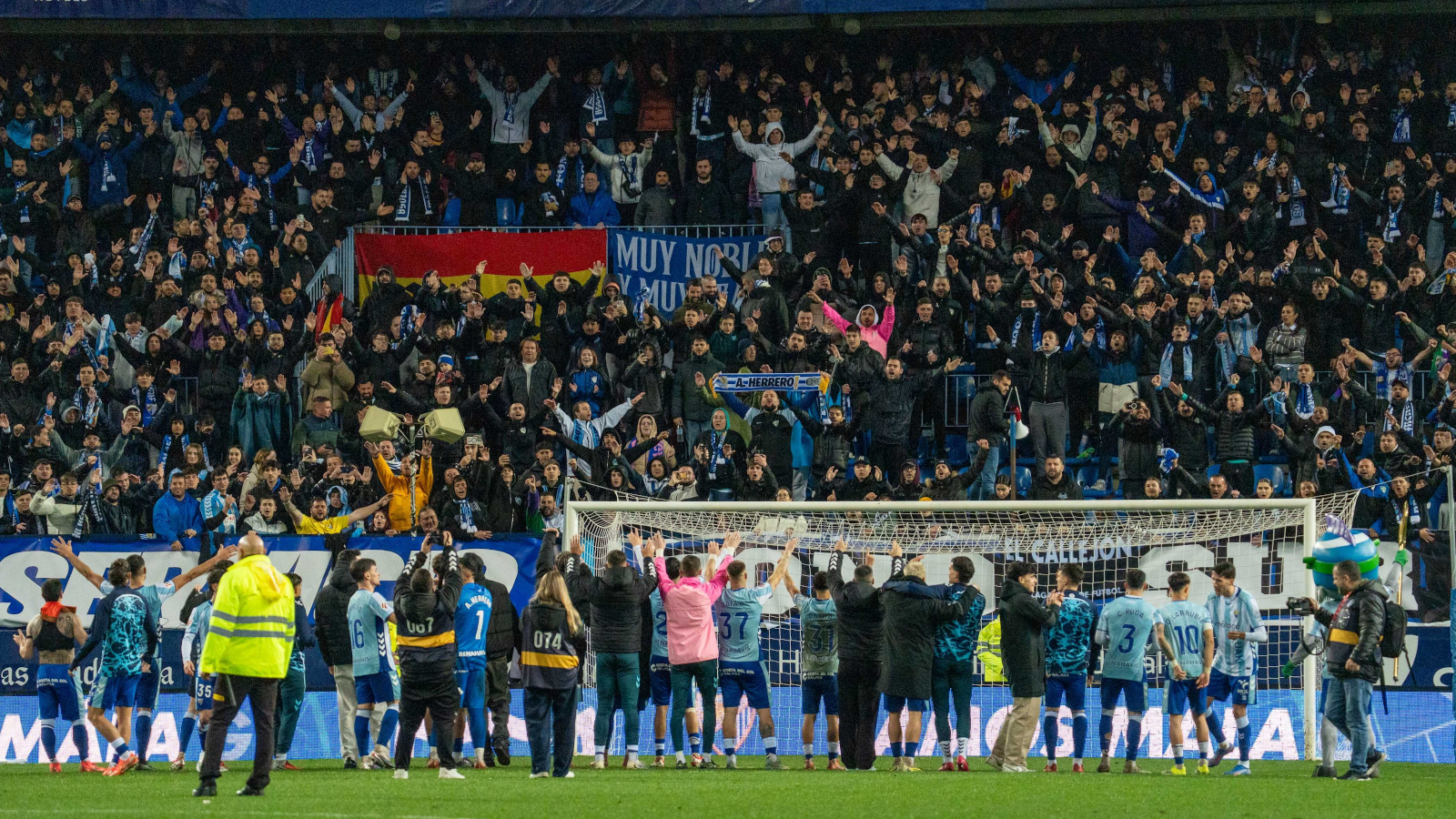 El Málaga conoce la sanción tras los incidentes de La Rosaleda frente al Real Valladolid