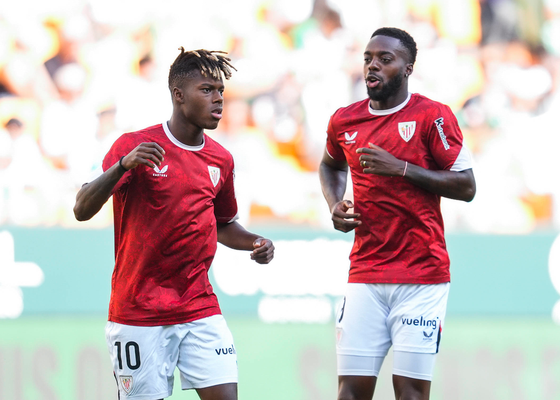 Iñaki y Nico Williams siguen dando alegrías en el entrenamiento del Athletic Club