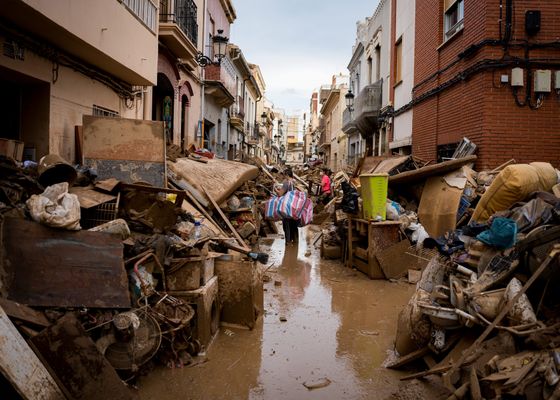 Encuentran restos humanos en Albacete por la DANA