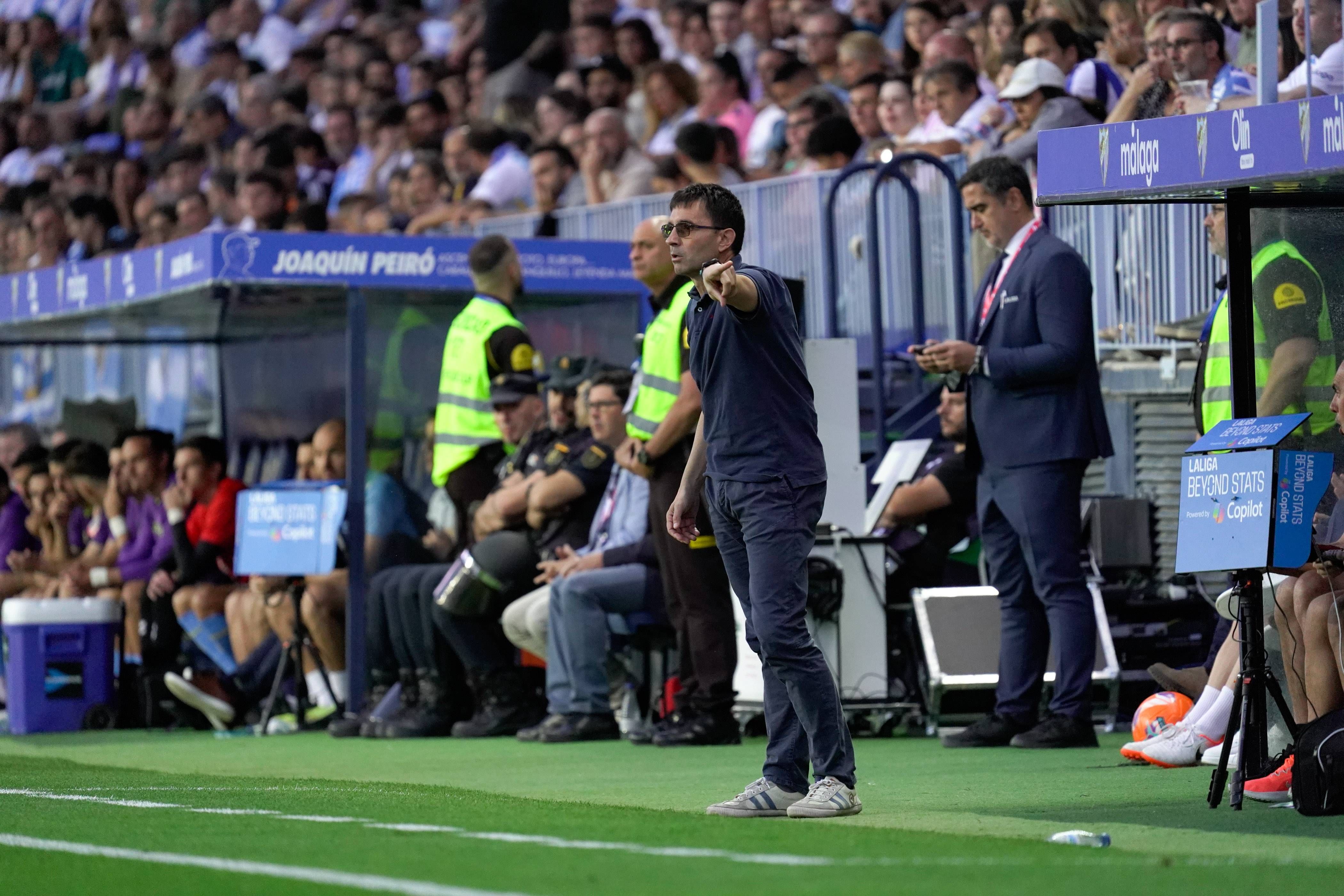 Asier Garitano señala al arbitraje y se acuerda del Oviedo