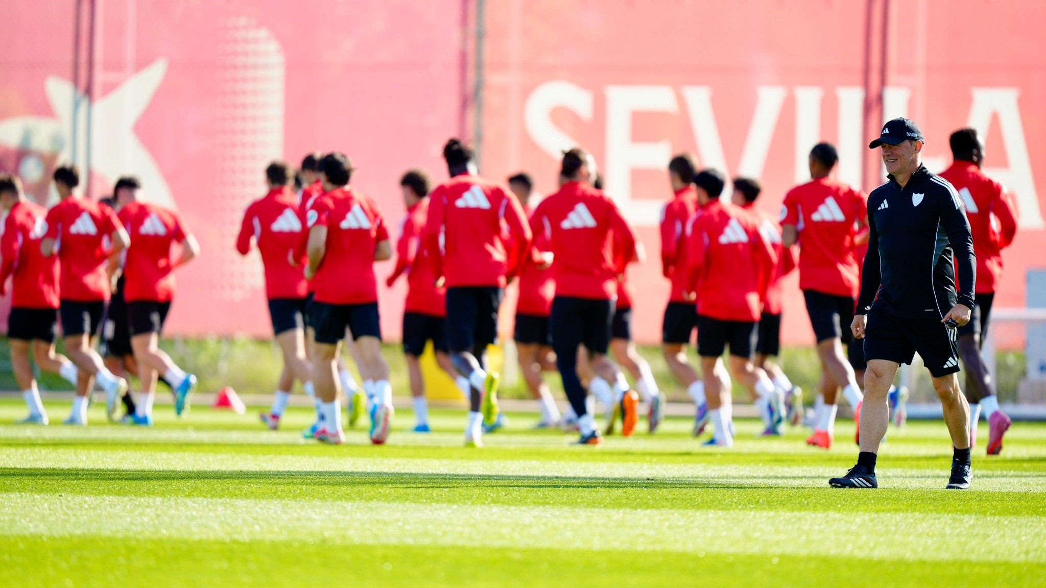 El Sevilla ultima la preparación para el partido contra el Real Oviedo