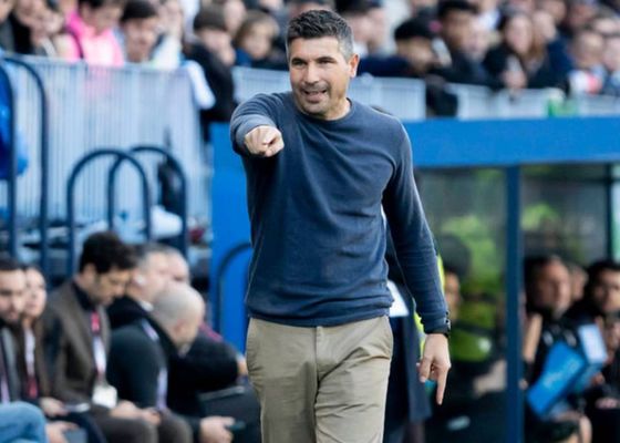 Funes, técnico del Málaga, se entrega a Rubi en la previa del partido contra el Almería: "Es el más experto de LaLiga"