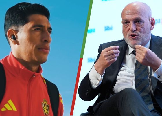 Javier Tebas, tajante con Esteban Andrada: "La sanción debería ser de varios meses"