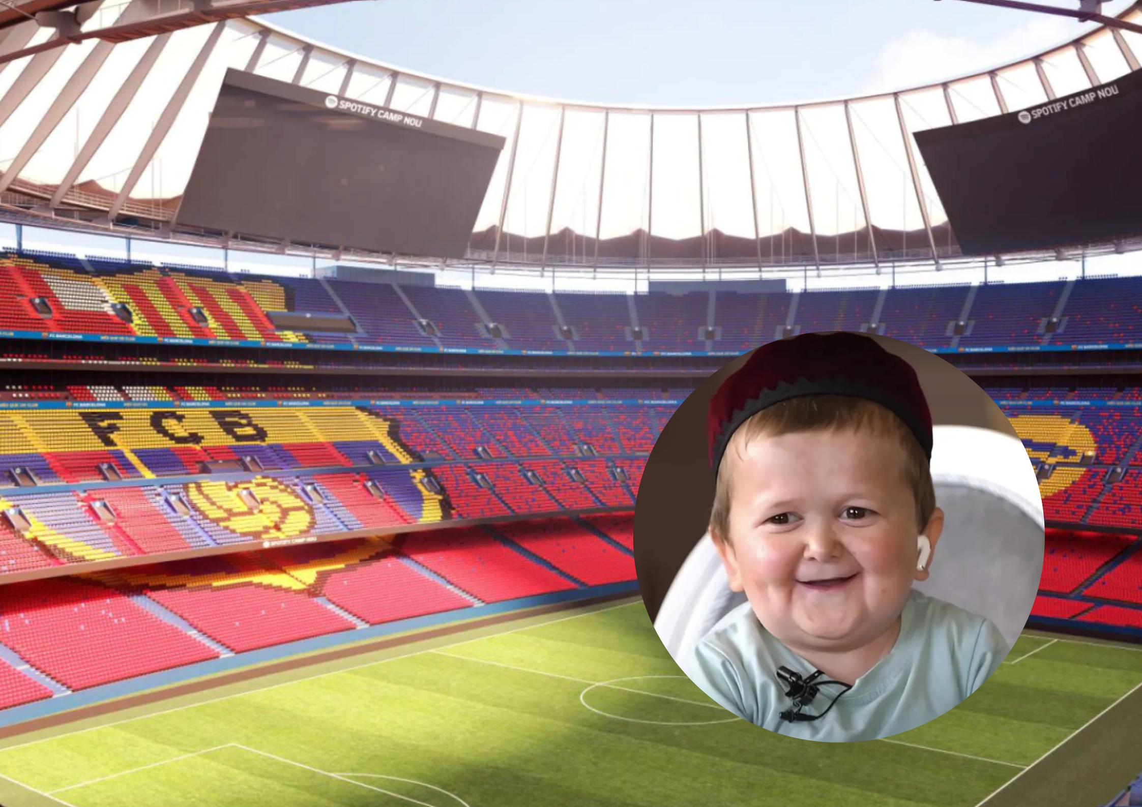 El Barcelona 'ficha' a Hasbulla para el primer partido en el Camp Nou